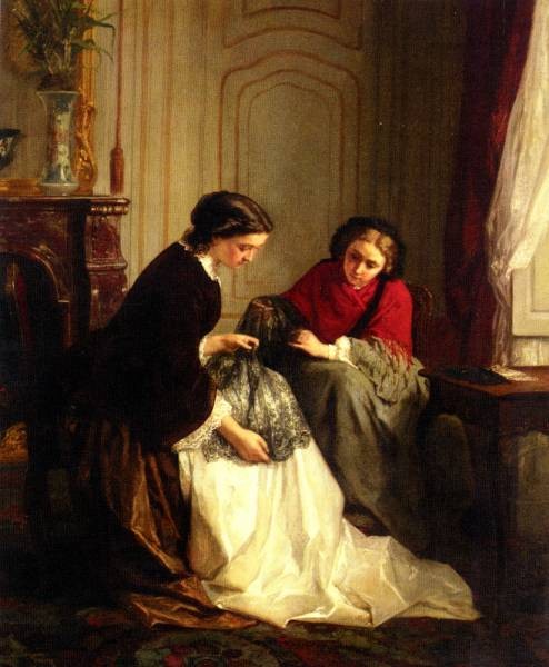 Jean Baptiste Trayer The Lace Makers